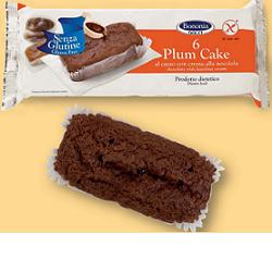 BONONIA PLUMCAKE AL CACAO CON CREMA ALLA NOCIOLA SENZA GLUTINE 6 X 45 G - Farmacia Dott. Pasquale Russo