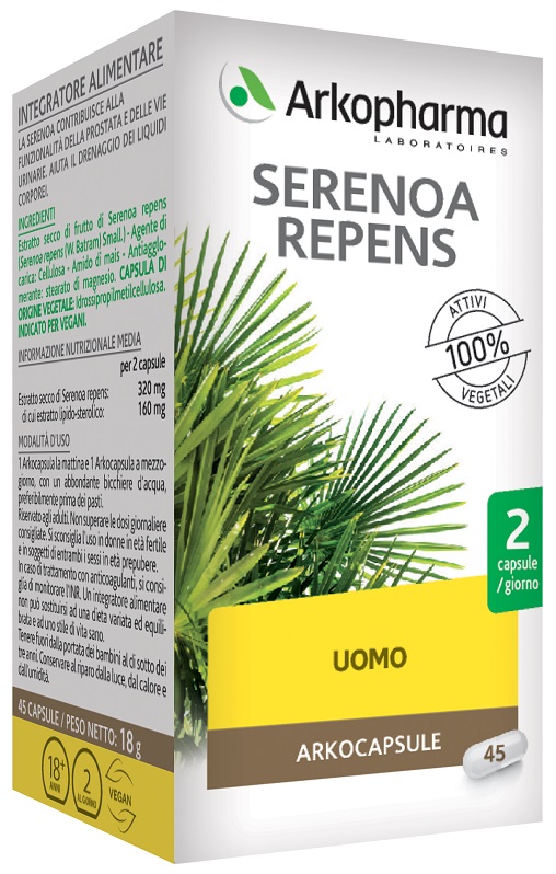 SERENOA REPENS 45 CAPSULE - Farmacia Dott. Pasquale Russo
