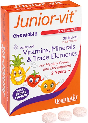 JUNIORVIT BLISTER 30 TAVOLETTE MASTICABILI - Farmacia Dott. Pasquale Russo