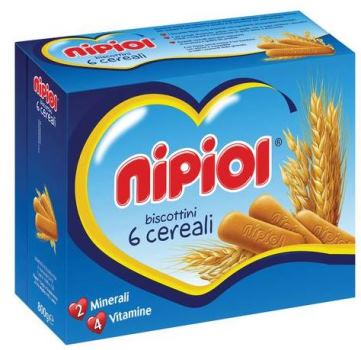 NIPIOL BISCOTTINI 6 CEREALI 800 G - Farmacia Dott. Pasquale Russo