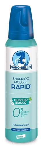SANO E BELLO SHAMPOO MOUSSE RAPID NF MUSCHIO BIANCO 300 ML - Farmacia Dott. Pasquale Russo