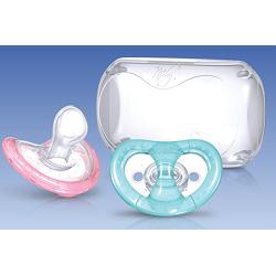 NUBY NT SUCCHIETTO ORTODONTICO NATURAL-FLEX CON CONTENITORE IGIENICO 0-6 MESI - Farmacia Dott. Pasquale Russo
