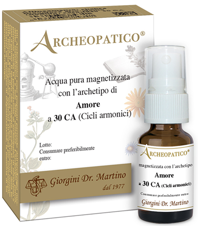 ARCHEOPATICO ACQUA PURA MAGNETIZZATA CON ARCHETIPO AMORE A 30 CICLI ARMONICI 10 ML - Farmacia Dott. Pasquale Russo