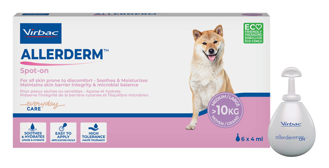 ALLERDERM SPOT ON CANI SUPERIORI A 10 KG 6 PIPETTE 4 ML - Farmacia Dott. Pasquale Russo