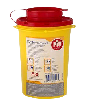 CONTENITORE DI SICUREZZA PER TALGIENTI PIC CAPACITA' 0,6 LITRI ARTICOLO 00022994000000 1 PEZZO - Farmacia Dott. Pasquale Russo