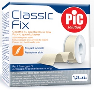 CEROTTO IN ROCCHETTO CLASSIC FIX WHITE 1,25X500 CM FUSTELLA - Farmacia Dott. Pasquale Russo