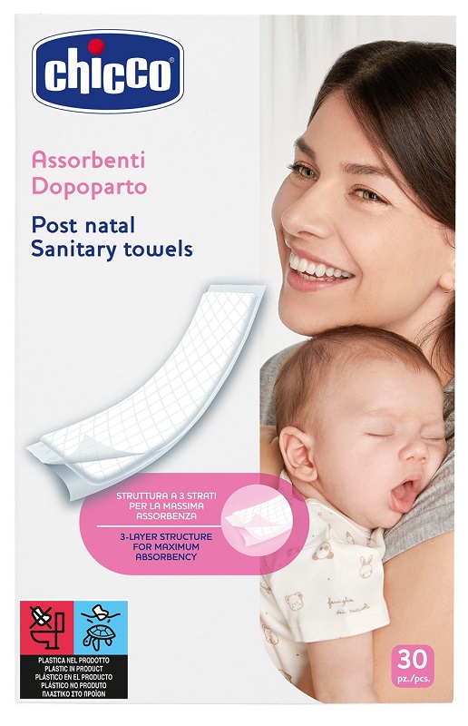 CHICCO ASSORBENTI PROTECTION POSTPARTO 30 PEZZI - Farmacia Dott. Pasquale Russo