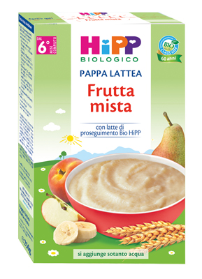 HIPP BIO PAPPA LATTEA FRUTTA MISTA 250 G - Farmacia Dott. Pasquale Russo