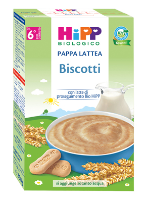 HIPP BIO PAPPA LATTEA BISCOTTI 250 G - Farmacia Dott. Pasquale Russo