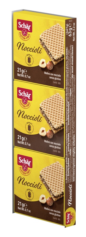 SCHAR NOCCIOLI' WAFERS CON NOCCIOLE 3 PEZZI DA 21 G - Farmacia Dott. Pasquale Russo