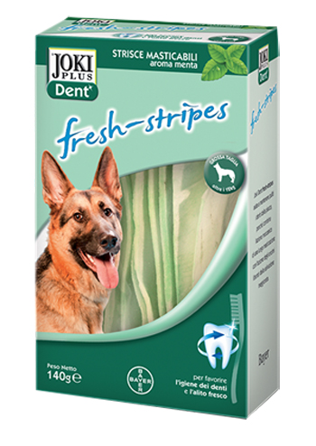 JOKI DENT FRESH-STRIPES 140 G PER CANI DI TAGLIA GRANDE - Farmacia Dott. Pasquale Russo