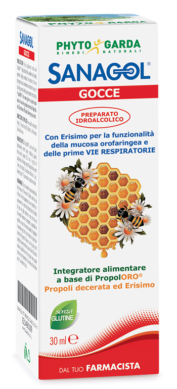 SANAGOL GOCCE PROPOLI ESTRATTO IDROALCOLICO 30 ML - Farmacia Dott. Pasquale Russo