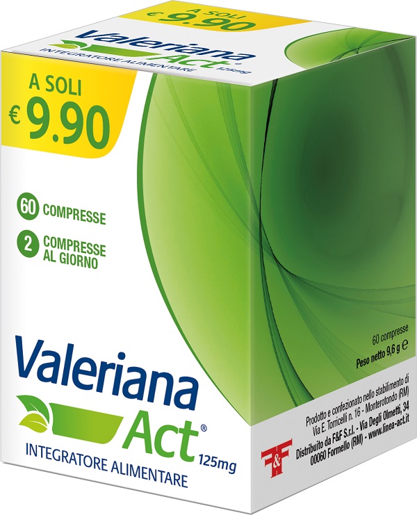 VALERIANA ACT 60 COMPRESSE - Farmacia Dott. Pasquale Russo