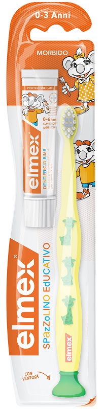 ELMEX SPAZZOLINO BIMBI EDUCATIVO NEW 0-3 ANNI - Farmacia Dott. Pasquale Russo