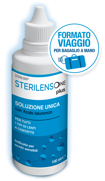 SOLUZIONE UNICA STERILENS ONE PLUS CON ACIDO IALURONICO 100 ML - Farmacia Dott. Pasquale Russo