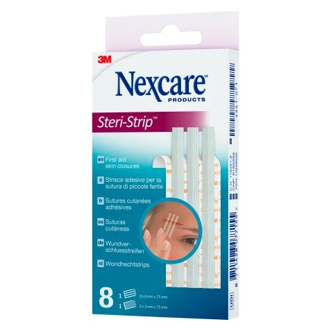 CEROTTO PER SUTURA NEXCARE STERISTRIP 6X75 MM + 3X75 MM - Farmacia Dott. Pasquale Russo