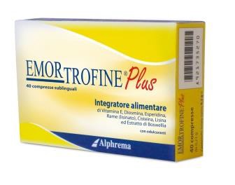 EMORTROFINE PLUS 40 COMPRESSE SUBLINGUALI - Farmacia Dott. Pasquale Russo