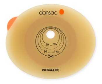 PLACCA PER COLO ILEO ED UROSTOMIA DANSAC NOVALIFE2 70MM RITAAGLIABILE 10-62 - Farmacia Dott. Pasquale Russo