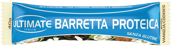 ULTIMATE BARRETTA PROTEICA VANIGLIA/COOKIE 40 G - Farmacia Dott. Pasquale Russo