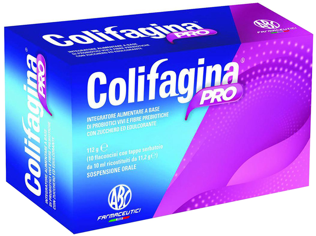 COLIFAGINA PRO 10 FLACONCINI TAPPO SERBATOIO - Farmacia Dott. Pasquale Russo