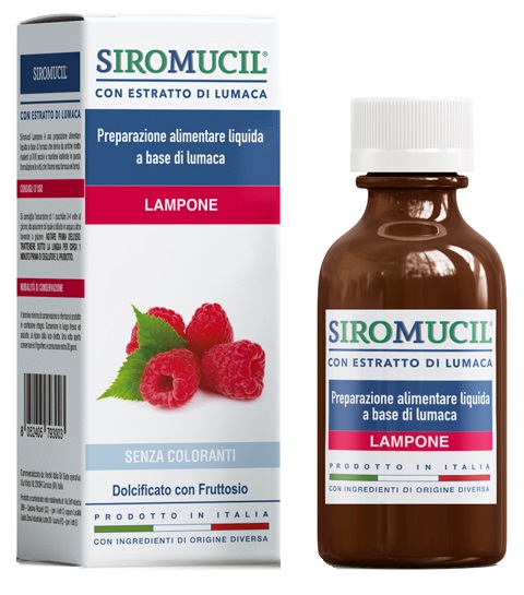 SIROMUCIL PREPARATO ALIMENTARE CON ESTRATTO DI LUMACA AL LAMPONE 150 ML - Farmacia Dott. Pasquale Russo