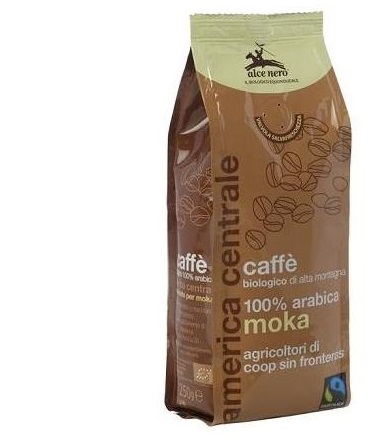CAFFE' MOKA 100% ARABICA BIO FAIRTRADE 250 G - Farmacia Dott. Pasquale Russo