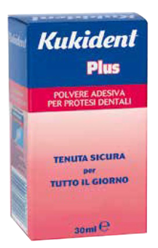 KUKIDENT PLUS POLVERE ADESIVA PER PROTESI DENTARIE 30 G - Farmacia Dott. Pasquale Russo
