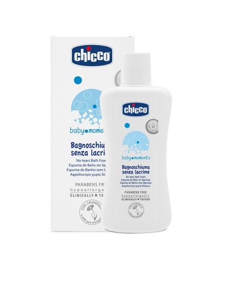 CHICCO COSMETICI BABY MOMENTS BAGNOSCHIUMA 200 ML - Farmacia Dott. Pasquale Russo