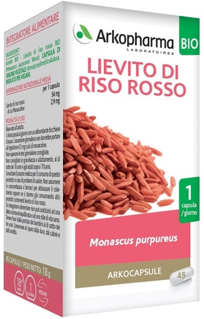 ARKO CAPSULE LIEVITO RISO ROSSO 45 CAPSULE BIO - Farmacia Dott. Pasquale Russo