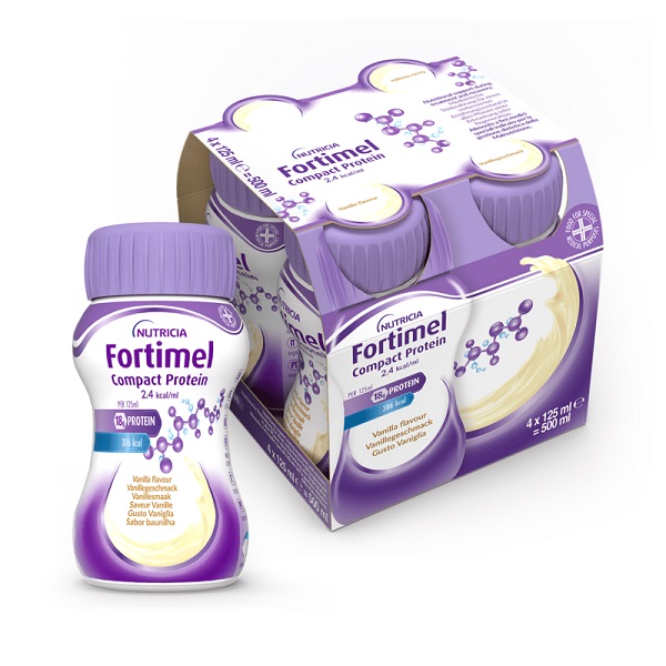 FORTIMEL COMPACT PROTEIN VANIGLIA 4 BOTTIGLIE DA 125 ML - Farmacia Dott. Pasquale Russo