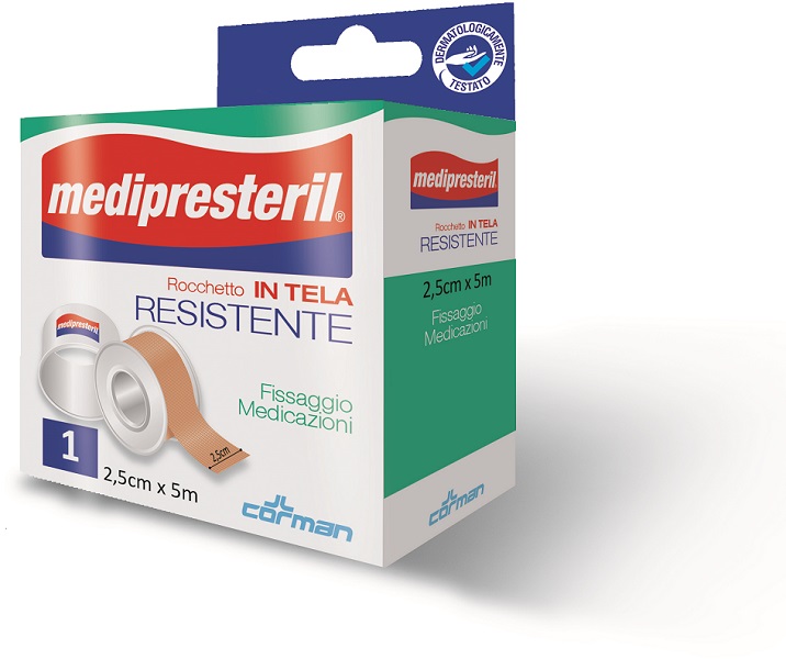 CEROTTO IN ROCCHETTO IN TELA MEDIPRESTERIL 5X250CM - Farmacia Dott. Pasquale Russo