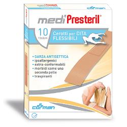 CEROTTO PER DITA MEDIPRESTERIL FLESSIBILE 12X2CM 10 PEZZI - Farmacia Dott. Pasquale Russo