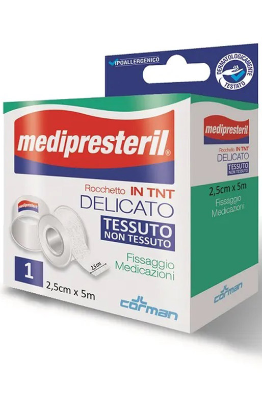 CEROTTO MEDIPRESTERIL DISPENSER TESSUTO NON TESSUTO 5X250CM - Farmacia Dott. Pasquale Russo