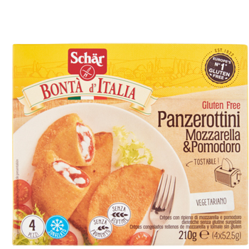 SCHAR SURGELATI PANZEROTTINI MOZZARELLA & POMODORO BONTA' D'ITALIA 4 X 52,5 G - Farmacia Dott. Pasquale Russo