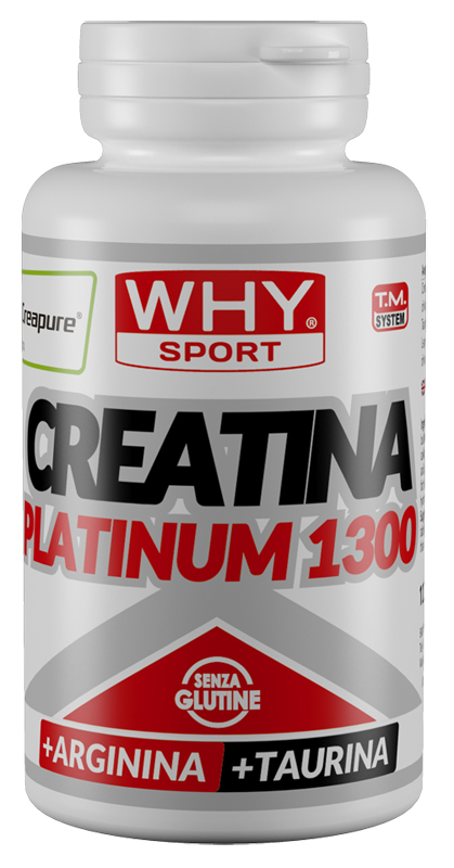 WHYSPORT CREATINA PLATINUM 1300 120 COMPRESSE - Farmacia Dott. Pasquale Russo
