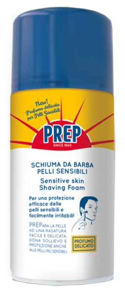 PREP SCHIUMA BARBA PELLE SENSIBILE 300 ML - Farmacia Dott. Pasquale Russo