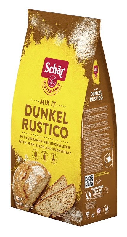 SCHAR MIX IT DUNKEL RUSTICO SENZA GLUTINE SENZA LATTOSIO 1 KG - Farmacia Dott. Pasquale Russo