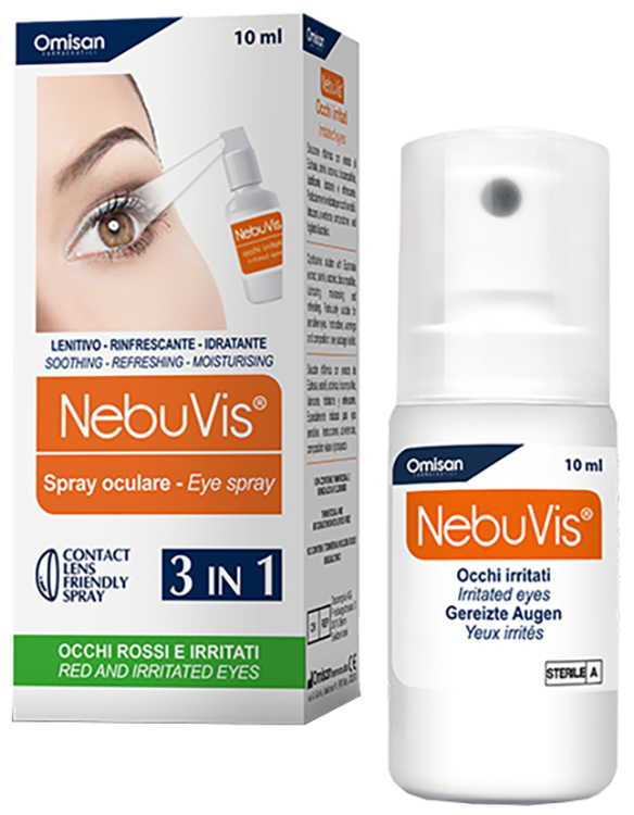 NEBUVIS OCCHI IRRITATI SPRAY 10 ML 1 PEZZO - Farmacia Dott. Pasquale Russo