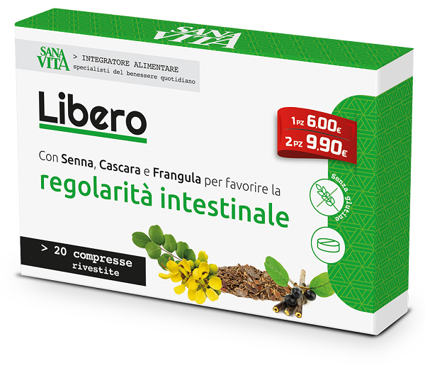 SANAVITA LIBERO 20 COMPRESSE - Farmacia Dott. Pasquale Russo