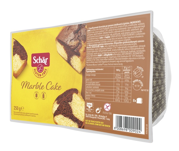 SCHAR MARBLE CAKE SENZA LATTOSIO 250 G - Farmacia Dott. Pasquale Russo