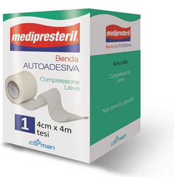 BENDA ADESIVA MEDIPRESTERIL 4X400CM - Farmacia Dott. Pasquale Russo