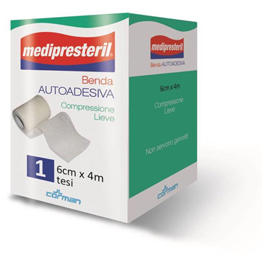 BENDA ADESIVA MEDIPRESTERIL 6X400CM - Farmacia Dott. Pasquale Russo