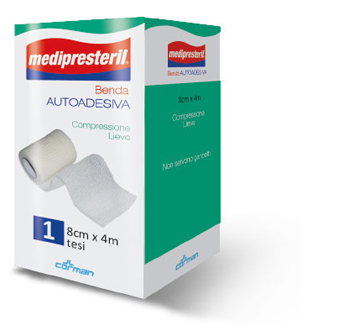 BENDA ADESIVA MEDIPRESTERIL 8X400 CM - Farmacia Dott. Pasquale Russo