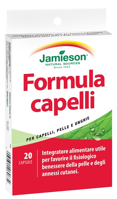 JAMIESON FORMULA CAPELLI 20 PERLE - Farmacia Dott. Pasquale Russo