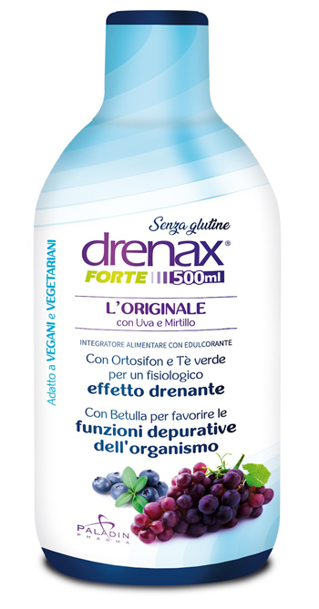 DRENAX FORTE L'ORIGINALE CON UVA E MIRTILLO 500 ML - Farmacia Dott. Pasquale Russo