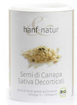 HANF NATUR CANAPA SATIVA SEMI DECORTICATI BIO 150 G - Farmacia Dott. Pasquale Russo