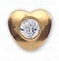 INVERNESS ORECCHINI CUORE CRYSTAL PLACCATI ORO R25C1 - Farmacia Dott. Pasquale Russo