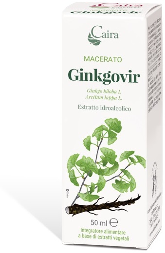 CAIRA GINKGOVIR MACERATO IDROALCOLICO GOCCE 50 ML - Farmacia Dott. Pasquale Russo