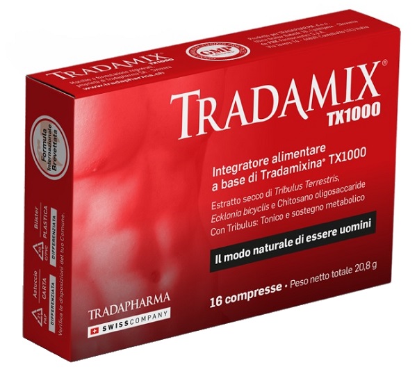 TRADAMIX TX 1000 ASTUCCIO 16 COMPRESSE - Farmacia Dott. Pasquale Russo