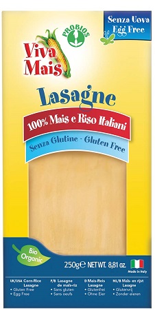 VIVA MAIS LASAGNE DI MAIS E RISO 250 G SENZA UOVA - Farmacia Dott. Pasquale Russo